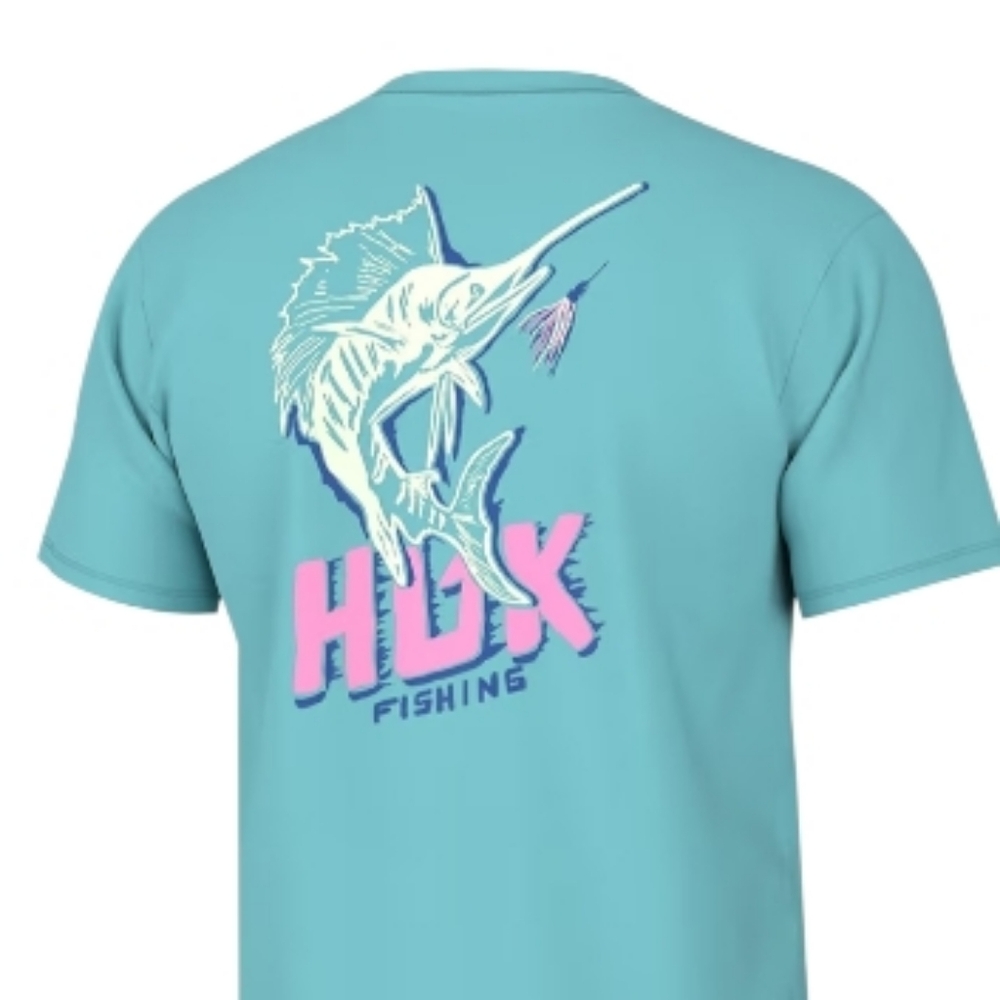 HUK Mens Fishing Graphic Tee Performance Short Sleeve - Picture 6 of 6